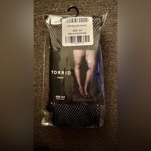 NWT Torrid Black Fishnet Tights